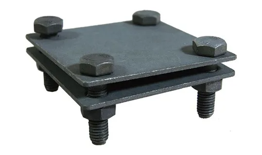 Зажим прута для продольного соединения полосы до 50мм (РФ)