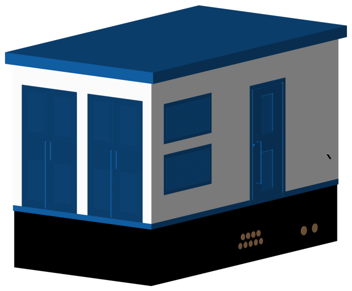 Подстанция комплектная БКТП-ПЭЩ 2х(400-1000) (6-15) / 0,4 (РФ)