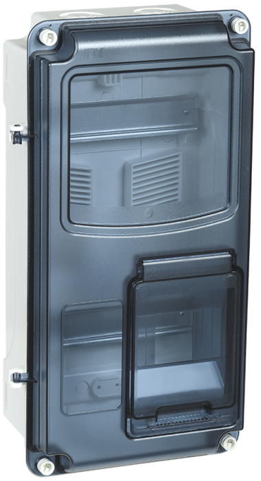 Щит учета пластиковый ЩУРн-П 1/8 IP66 PC KREPTA 3 IEK (РФ)