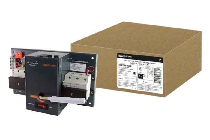 Блок автоматического ввода резерва БАВР-М 3П 100А (РФ)