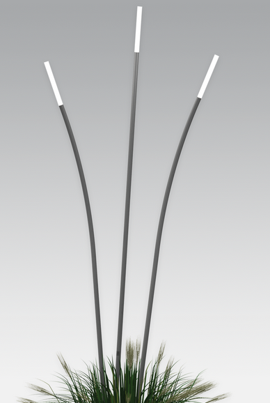 Торшер 2Вт 3000К IP67 RAL9005 LED Пони-Слим (РФ)