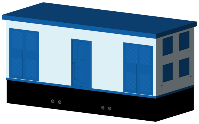 Подстанция комплектная БКТП-ПЭЩ 2х(1250-1600) (6-15) / 0,4 (РФ)