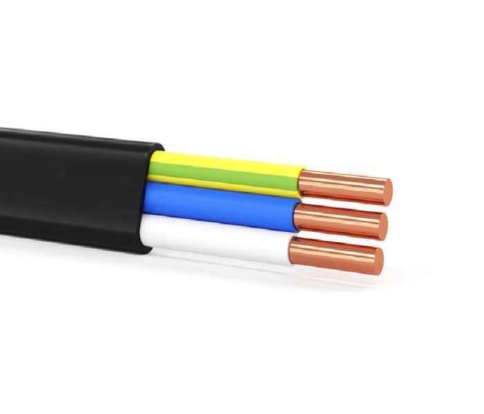 Кабель ВВГ-Пнг-LS 3х1,5 ГОСТ (бухта 100м) (РФ)