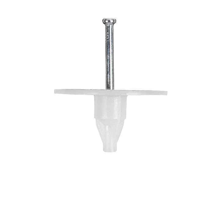 Тарельчатый дюбель гриб с гвоздем для монтажных пистолетов IN30 (250 шт/уп) FEDAST (РФ)