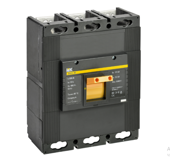 Выключатель автоматический 3п 800А 35кА ВА88-40 IEK (РФ)