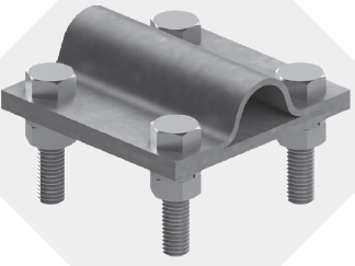 Соединитель &quot;заземлитель-полоса&quot; ø18мм AP (ИМП)