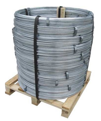 Проводник круглый оцинкованный 8мм (50кг/125м) (РФ)