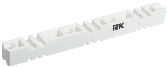 Изолятор шинный плоский ИШП 3п для шин 5мм и 10мм 370мм IEK (РФ)