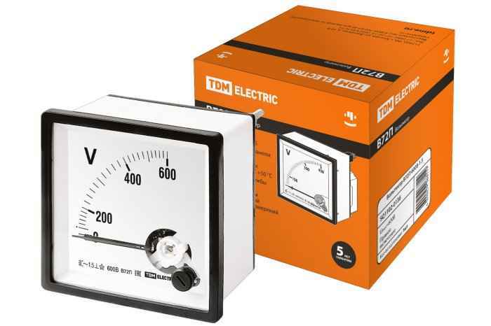 Вольтметр В72П 600В-1,5 (РФ)