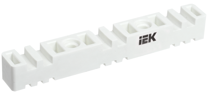 Изолятор шинный плоский ИШП 3п для шин 5мм и 10мм 270мм IEK (РФ)